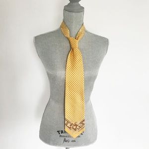 Authentic Men's Gianni Versace Yellow Tie
